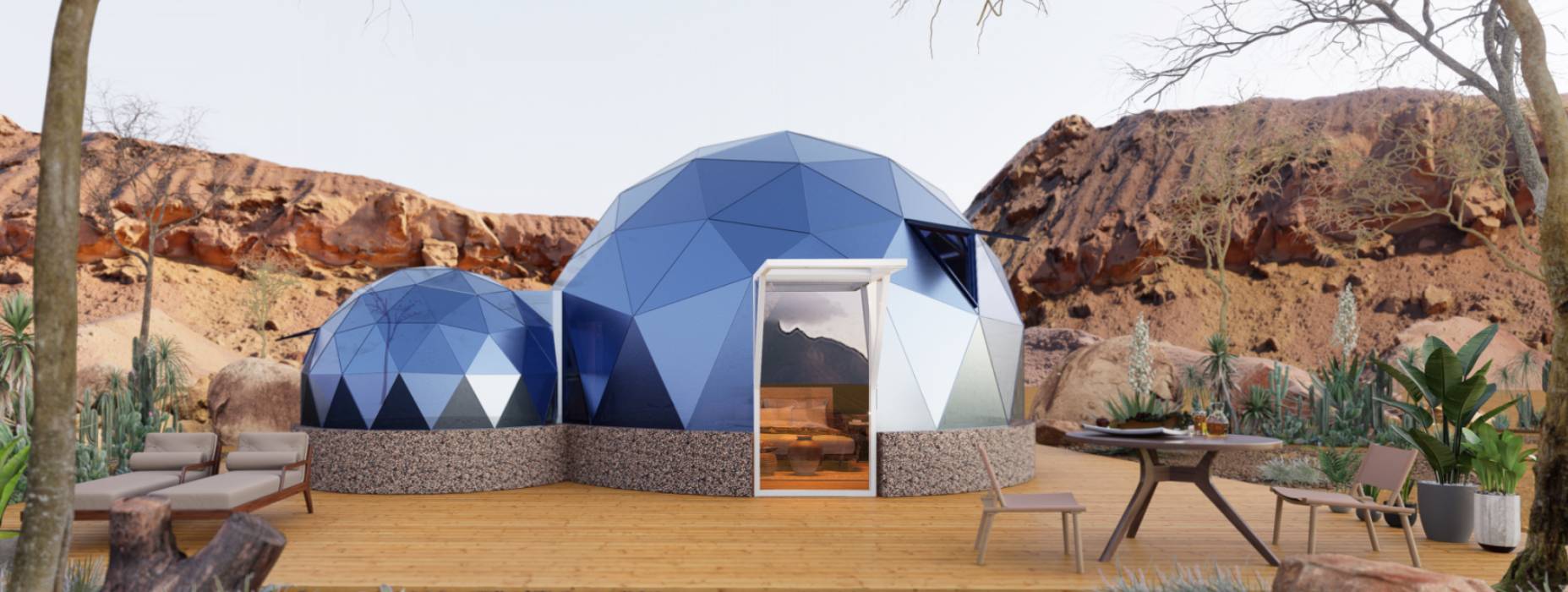 抚宁县球形智能光伏玻璃星空房